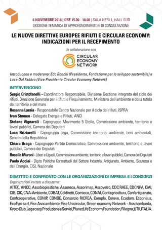 Programma Stati Generali Green Economy 2018 | PDF | Business | Business ...