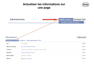 Actualiser les informations sur
une page
 