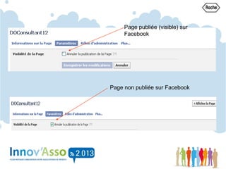 Page publiée (visible) sur
Facebook
Page non publiée sur Facebook
 