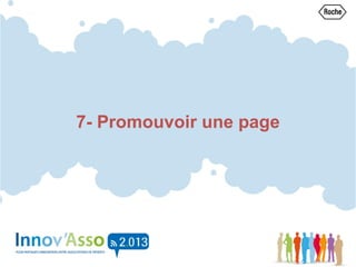 7- Promouvoir une page
 