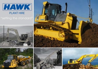 “setting the standard”
PLANT HIRE
 
