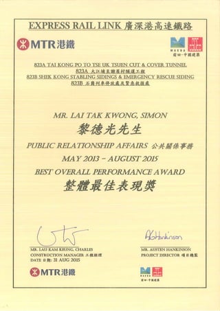 Simon Lai_Best Performance Award