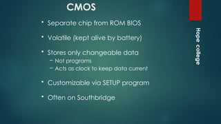 8chapter eight ROM, BIOS and CMOS.pptxgewgtewgwh | PPTX