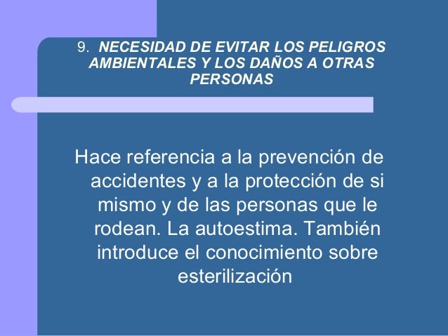 Necesidades Fundamentales de Henderson
