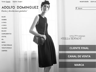 CLIENTE FINAL
CANAL DE VENTA
MARCA

 