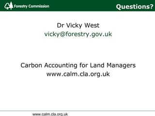 Combining Models? Carbon Accounting for Land Managers + Woodland Carbon Code | Vicky West