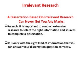 8 common dissertation mistakes