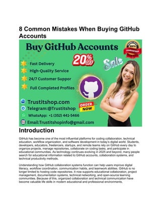 8 Common Mistakes When Buying GitHub Accounts.docx