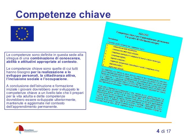Le 8 competenze chiave