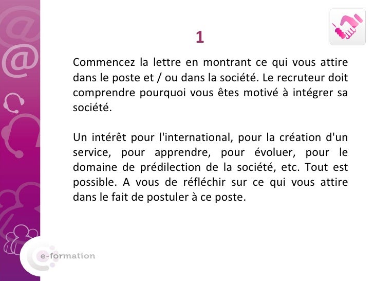 8 conseils pour une lettre de motivation