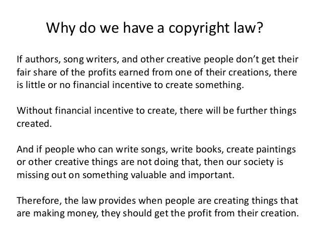 why is copyright important