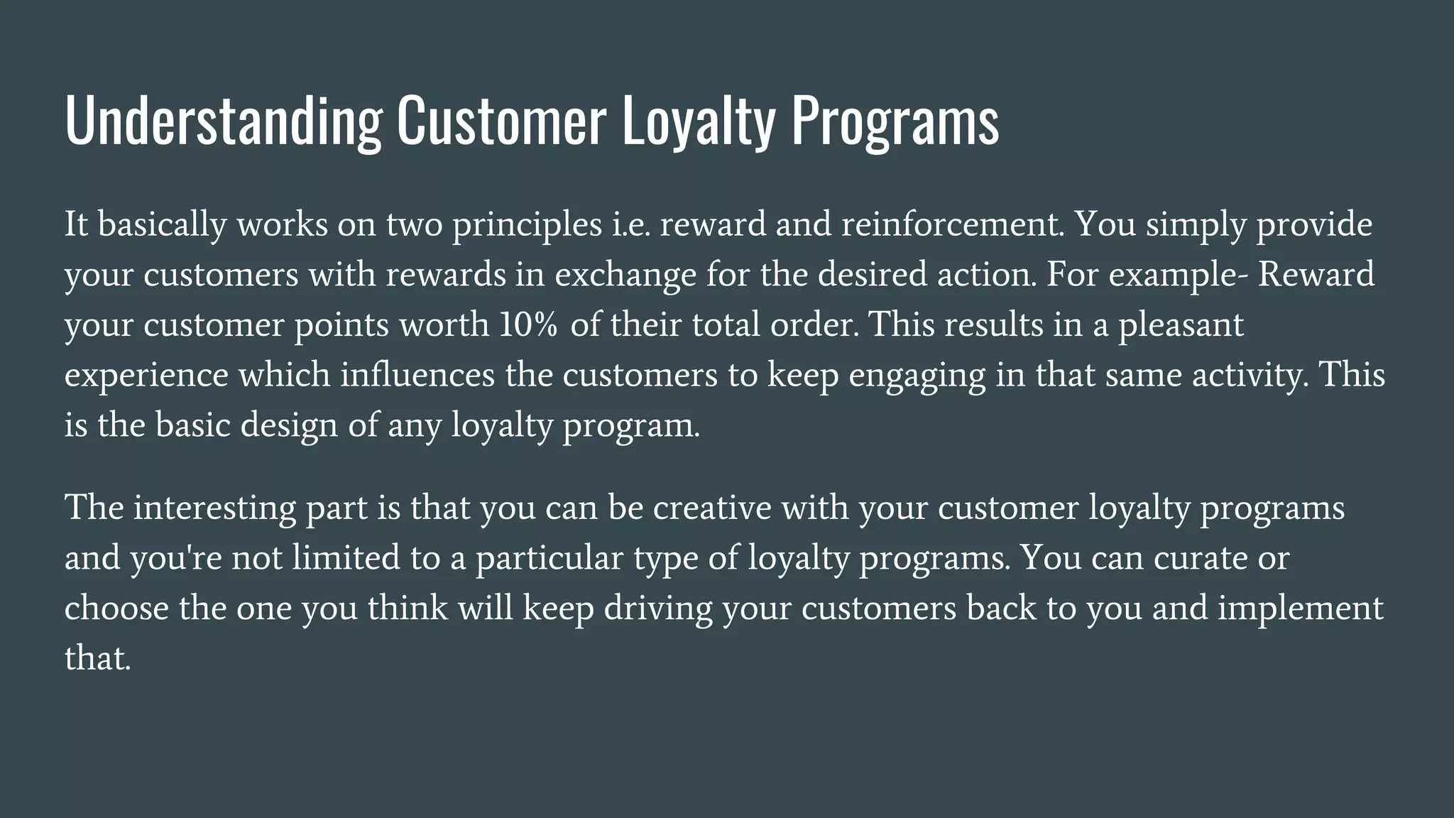 8 Customer Loyalty Program Ideas To Keep Customers Happy In 2019 Ppt 8 Customer Loyalty Program Ideas To Keep Customers Happy In 2019 Ppt