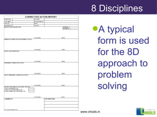 Comprehensive Guide to 8D Problem Solving in Quality Management | PPT