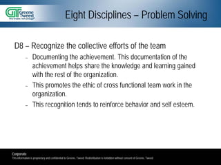 Work D8 8 d corrective actions | PDF