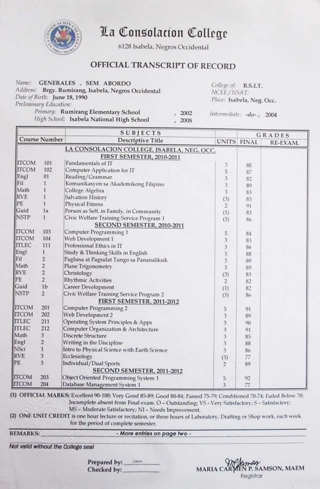 Transcript of Records | DOCX