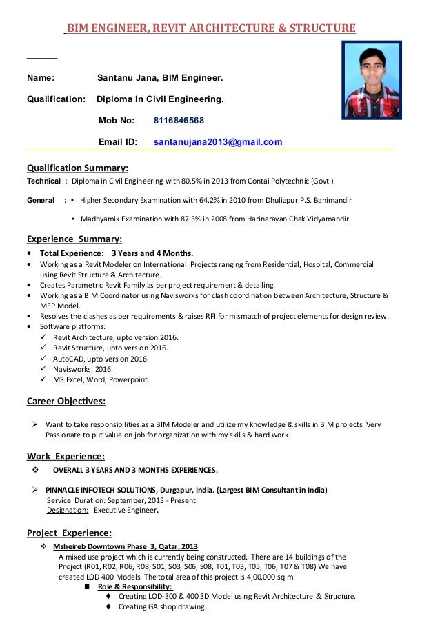 modeling career resume beauteous resume of santanu jana simple modeling career resume