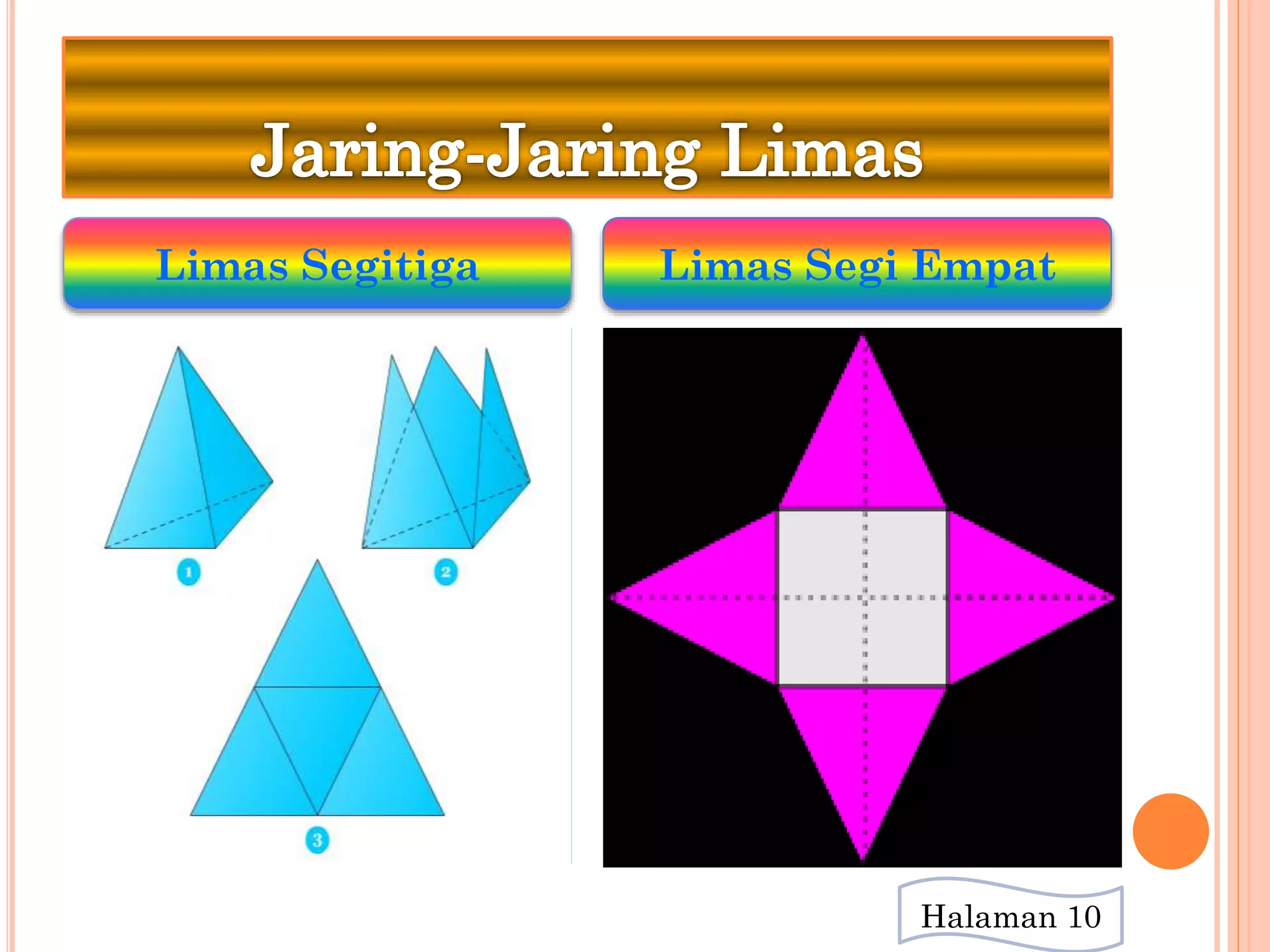 Limas Segitiga Limas Segi Empat
Halaman 10
 