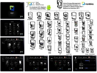 Home Energy Management
User Interface firmware 1.4
Installed in Switch Probe Gen 1
Melbourne Australia 2011
For Android HTC (Native)
and Galaxy tablet (HTML)
 