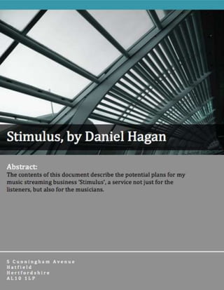 STIMULUS BY DANIEL HAGAN – APRIL 2016 1
 