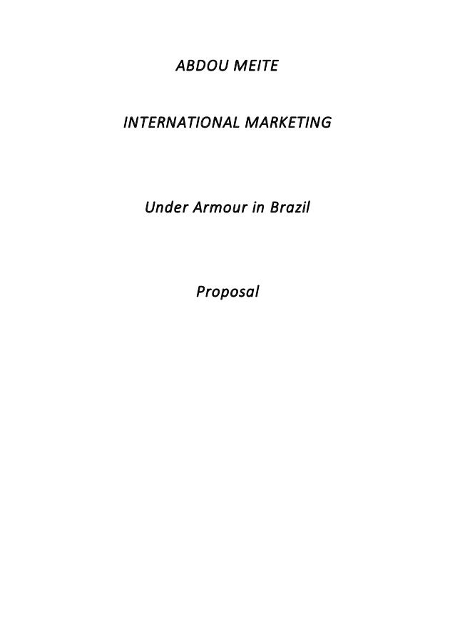 under armour brazil