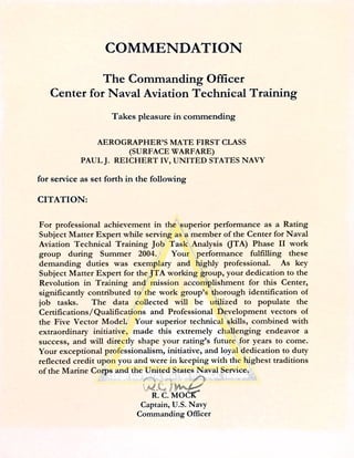 Letter of Commendation (2)