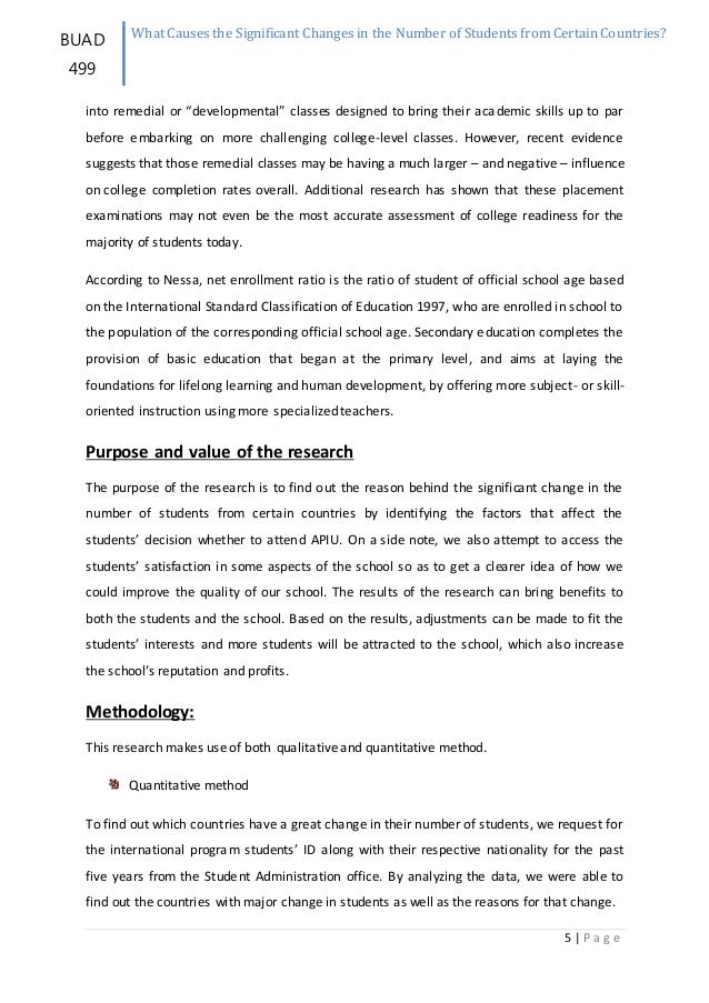 Business research paper example image