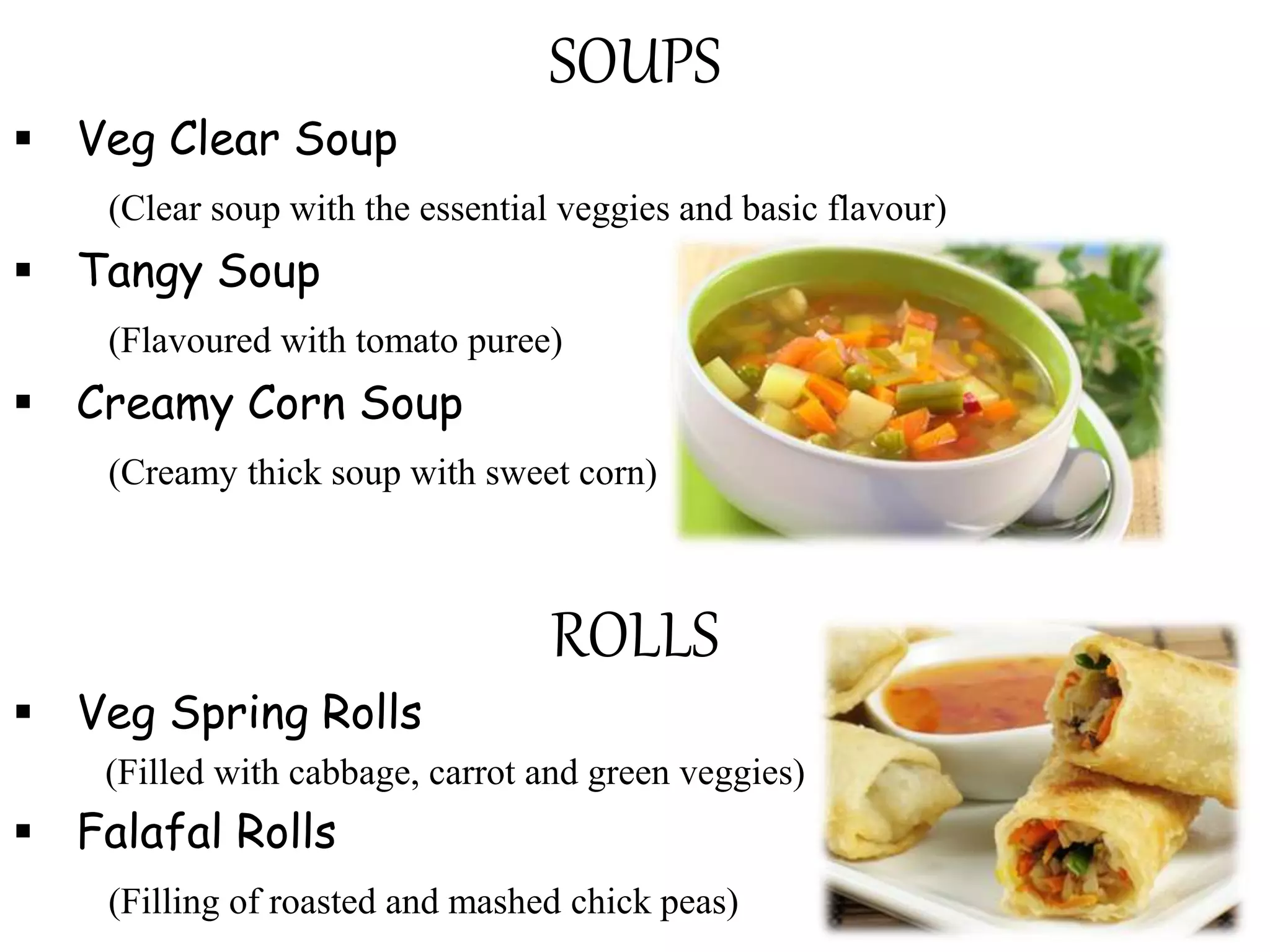 Royal Catering Veg Menu | PPTX