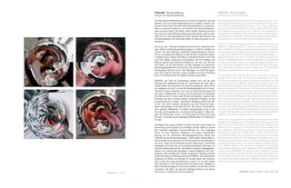 2 3
P(R)UNK. Die Ausstellung
Vorwort von Harald Falckenberg
Die Sammlung Falckenberg hat sich mit ihrem Programm das Ziel
gesetzt, nicht nur junge Gegenwartskunst zu zeigen, sondern die-
se Kunst im Kontext internationaler Nachkriegskunst zu verstehen.
Wenn in Harburg Positionen von Künstlern wie Öyvind Fahlström,
Jean-Jacques Lebel, Otto Mühl, Peter Weibel, Andreas Schulze,
Paul Thek und jetzt Wolfgang Petrick gezeigt werden, geht es des-
halb nicht um eine historisierende Sicht, sondern den Versuch, die
Entwicklungslinien der Kunst der letzten 50 Jahre bis heute zu ver-
deutlichen.
Die Kunst des 71jährigen Wolfgang Petrick ist ein markantes Bei-
spiel. Seine Hochschulausbildung begann er 1958 im Umfeld von
Lehrern, die dem Bauhaus, abstrakten Expressionismus, Surrea-
lismus, der gestischen Malerei und der Art Brut verpflichtet waren.
In Abgrenzung zu diesen Vorbildern entwickelte Petrick in den 60er
und 70er Jahren zusammen mit Künstlern wie KH Hödicke und
Markus Lüpertz den Kritischen Realismus, der sich zum Ziel ge-
setzt hatte, mit der Borniertheit und den Zwängen der deutschen
Nachkriegsgesellschaft aufzuräumen. Die einzelnen Stationen des
Werdegangs Petricks sind in den Beiträgen von Wulf Herzogen-
rath, Hans-Werner Schmidt, Jürgen Schilling und Hans-Christoph
Buch mit Abbildung der wichtigsten Arbeiten geschildert.
P(R)UNK, der Titel der Ausstellung, bezieht sich auf die tiefe
Spaltung der Gesellschaft Ende der 70er/Anfang der 80er Jahre.
Längst hatten die Deutschen die entbehrungsreichen Jahre hinter
sich gelassen und sich zu einer Wohlstandsgesellschaft mit hedo-
nistischen Zügen entwickelt. Der Lust und Verschwendungssucht
der neuen Gesellschaft mit ihrem Prunk entspricht als Widerpart
die Haltung einer im Sinne des Wortes enttäuschten Jugend ohne
Hoffnung, die sich im Punk entlädt. Inzwischen Professor an der
Kunsthochschule in Berlin, unterrichtet Wolfgang Petrick ab Mit-
te der 70er Jahre mehrere Studenten aus dem Kreis der legen-
dären Kreuzberger Punkkneipe SO 36. Über Ulrich Strothjohann,
dem späteren Mitarbeiter von Martin Kippenberger, lernte er die
Gründer der Krawallkombo „Einstürzende Neubauten“, Blixa Bar-
geld und FM Einheit, kennen. Zu FM Einheit hat Petrick bis heute
Kontakt. Zur Eröffnung der Ausstellung P(R)UNK gibt er in Harburg ein
Konzert.
Die Malerei der Jungen Wilden im Berlin der 80er Jahre leitete die
Entwicklung des Künstlers vom Prediger höherer Werte zu einem
eher subjektiv geprägten Kunstverständnis ein. Der endgültige
Bruch mit dem Kritischen Realismus und seiner Auseinander-
setzung mit der deutschen Nachkriegsgeschichte vollzog sich
1989/90 mit der Wiedervereinigung. 1994 verließ Petrick Berlin in
Richtung New York und hält sich dort bis heute mehrere Monate im
Jahr auf. In New York entwickelte er einen völlig neuen, multimedial
angelegten Kunststil, der durch tiefenpsychologische Bezüge und
Dynamik gekennzeichnet ist. Die Städte, Gebäude, Alltagsgegen-
stände und mythenhafte Gestalten in seinen Malereien sind zent-
rifugalen, alles zerreißenden Kräften ausgesetzt. Wolfgang Petrick
bezeichnet diese Schaffensperiode als VORAGO, den lateinischen
Ausdruck für Wirbel und Strudel. Er scheint damit den Schluss-
strich unter eine lange Entwicklung zu ziehen. Es ist nicht zuletzt
eine Rückkehr zu den Wurzeln seiner künstlerischen Tätigkeit im
Berlin der Nachkriegszeit mit all ihren Zweifeln und der Wut auf die
Generation der Väter. Die Arbeiten Wolfgang Petricks der letzten
Zeit stehen im Mittelpunkt der Ausstellung.
P(R)UNK* The Exhibition
Foreword by Harald Falckenberg
The Falckenberg Collection aims with its program not only to ex-
hibit young contemporary art but also to understand this art within
the context of international post-war art. Thus, when positions of
artists such as Öyvind Fahlström, Jean-Jacques Lebel, Otto Mühl,
Peter Weibel, Andreas Schulze, Paul Thek and now Wolfgang Pe-
trick are shown in Marburg, the concern is not to present a histori-
cized viewpoint but rather to attempt an elucidation of the paths of
development in art from the last 50 years through to today.
The art of 71-year-old Wolfgang Petrick is a striking example. He
began his college education in 1958 surrounded by teachers who
were indebted to Bauhaus, abstract expressionism, surrealism,
gesture painting and Art Brut. Demarcating himself from these role
models, in the 1960s and 70s Petrick developed critical realism to-
gether with artists such as K.H. Hödicke and Markus Lüpertz with
the aim of sweeping away the narrow-mindedness and constraints
of German post-war society. The individual phases in Petrick’s ar-
tistic career are described in the contributions by Wulf Herzogen-
rath, Hans-Werner Schmidt, Jürgen Schilling and Christoph Buch
together with reproductions of his most important work.
The exhibition’s title P(R)UNK refers to the deep cleft in German
society at the end of the 1970s and the beginning of the 80s.
The Germans had left their years of deprivation far behind by then
and developed into an affluent society with hedonistic traits. The
pleasures and extravagance of this new society full of pomp repre-
sented an adversary to the attitude in the true sense of the word of
the disenchanted youth without hope, one which found its release
in punk. By now a professor at the Academy of Fine Arts in Berlin,
from the mid 1970s Wolfgang Petrick taught several students from
the circle which hung out in the legendary punk bar SO 36 in West
Berlin’s left-wing Kreuzberg district. Through Ulrich Strothjohann,
who would later become an associate of Martin Kippenberger, Pe-
trick got to know Blixa Bargeld and FM Einheit, the founders of the
German noise band Einstürzende Neubauten. Petrick still remains
in contact with FM Einheit up to today. For the opening of the P(R)UNK
exhibition, FM Einheit is going to give a concert in Harburg.
The art of the Junge Wilden/Young Wild Ones in Berlin in the 1980s
triggered off a development in the artist from being a preacher of
higher values to one driven by a more subjectively defined under-
standing of art. However his final break with critical realism and
his confrontation with German post-war history occurred with the
reunification of Germany in 1989-1990. In 1994 Petrick left Berlin
and headed for New York. Since then he has spent several months
there every year. In New York he developed a completely new, mul-
timedia based artistic style which is marked by references to depth
psychology and dynamism. The cities, buildings, everyday objects
and mythical figures in his paintings are exposed to centrifugal
forces ripping everything apart. Wolfgang Petrick has labeled this
creative period VORAGO, the Latin word for a swirl and a vortex.
Last but not least it embodies a return to the roots of his artistic ac-
tivities in Berlin during the post-war period with all their doubts and
the anger at his father’s generation. Wolfgang Petrick’s work from
this most recent period represents the focus of the exhibition.
*P(R)UNK: PUNK-POMP; PUNK-DELUXEDas Neue, 2010, Malerei
 