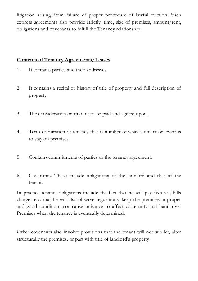 The Concept of Landlord and Tenant The Concept of Landlord and Tenant