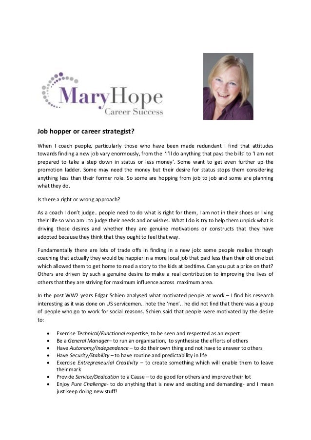 Job hopper or career strategist