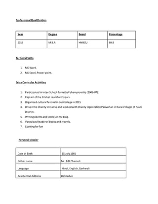 Resume Srijan | DOCX