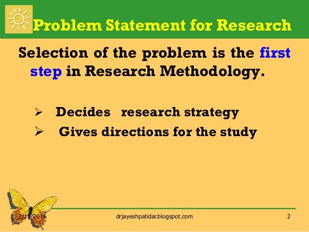 Ppt. selection of research problem