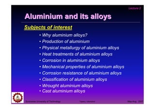 aluminum Properties and alloys - Aluminium France
