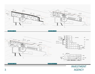 INVESTMENT
AGENCY3
SECTIONS A-A / C-CPLAN LEVEL 24.00
PLAN LEVEL 14.00 PLAN LEVEL 19.00
 
