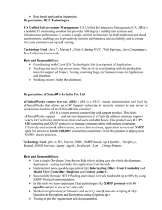 Ravindra_Resume | PDF image.
