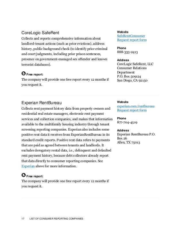 201604 cfpb list of consumer reporting companies