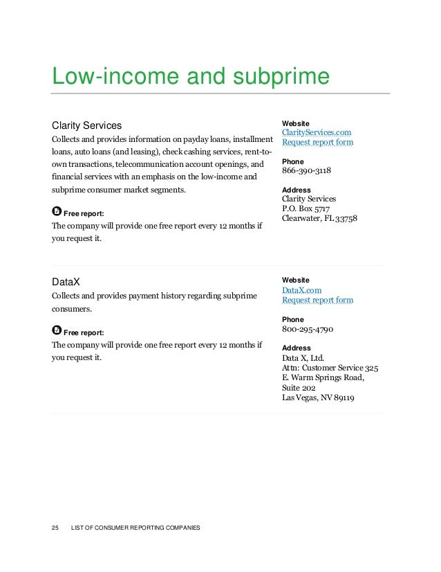 201604 cfpb list of consumer reporting companies