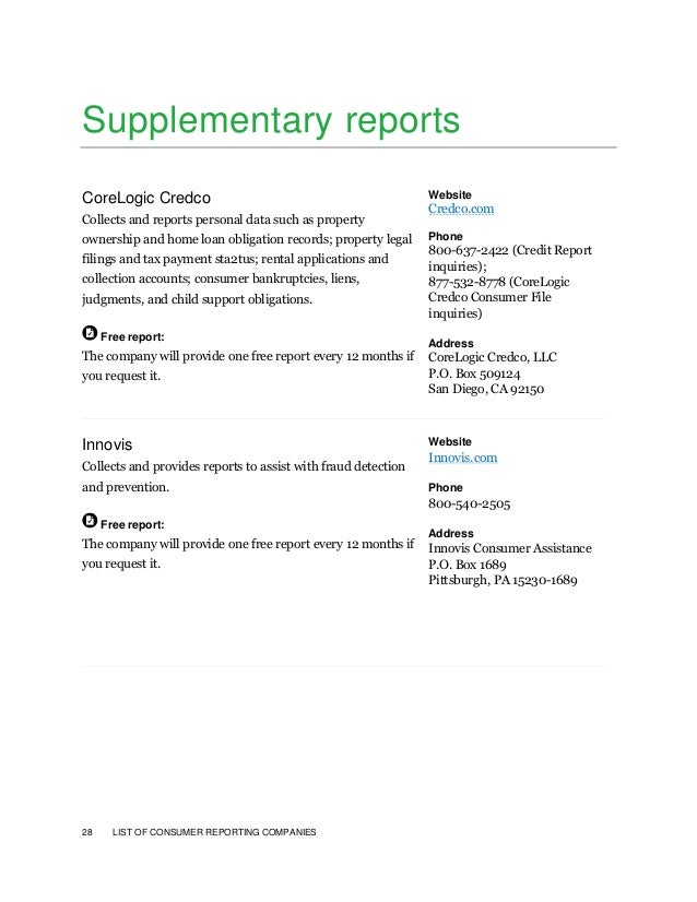 201604 cfpb list of consumer reporting companies