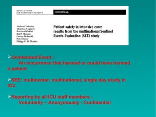 Quality in ICU