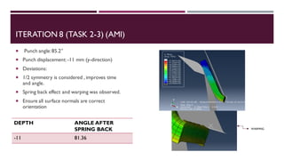 After Spring Back V-Bending Presentation | PDF