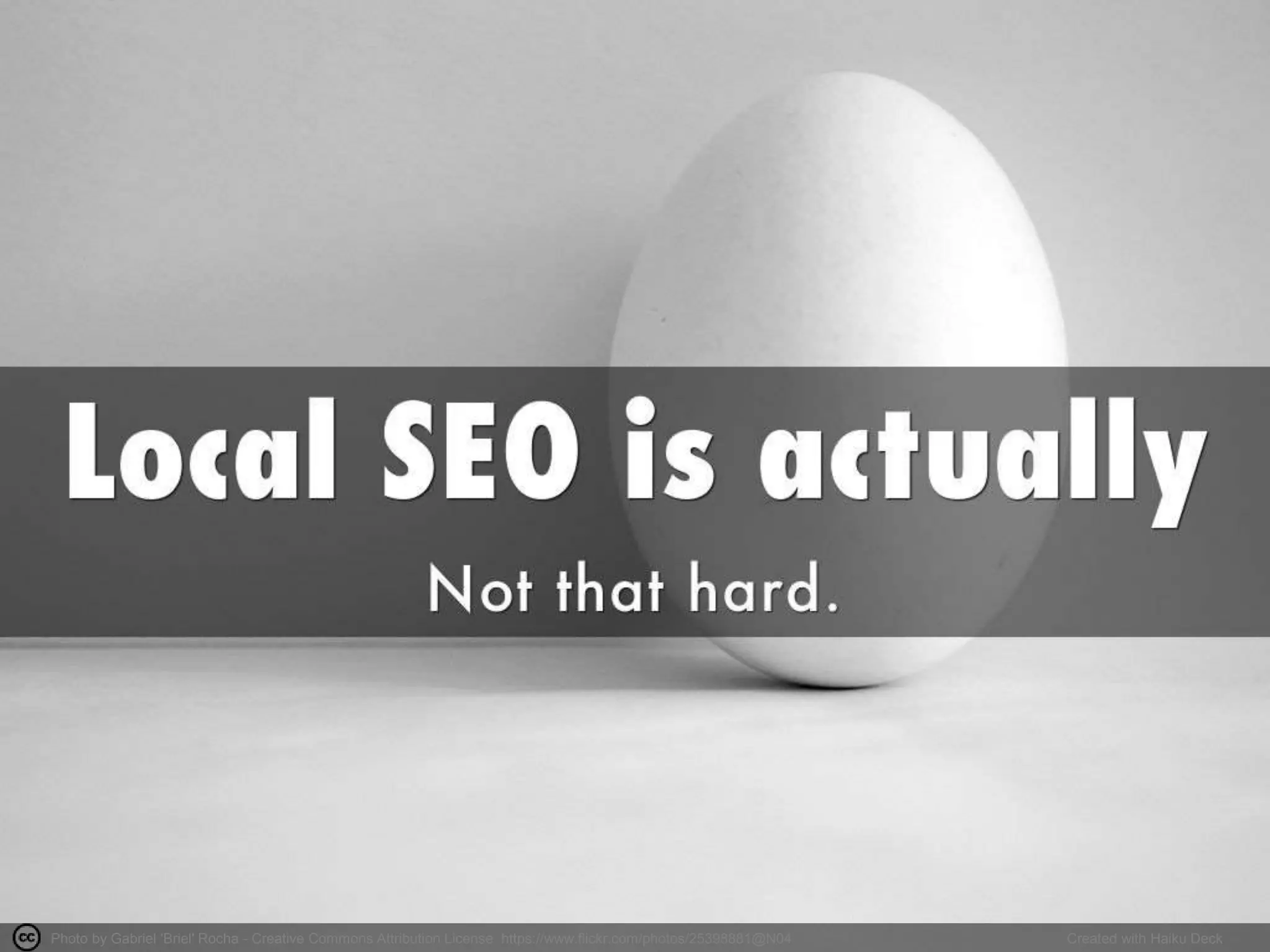 Photo by Gabriel 'Briel' Rocha - Creative Commons Attribution License https://www.flickr.com/photos/25398881@N04 Created with Haiku Deck
 