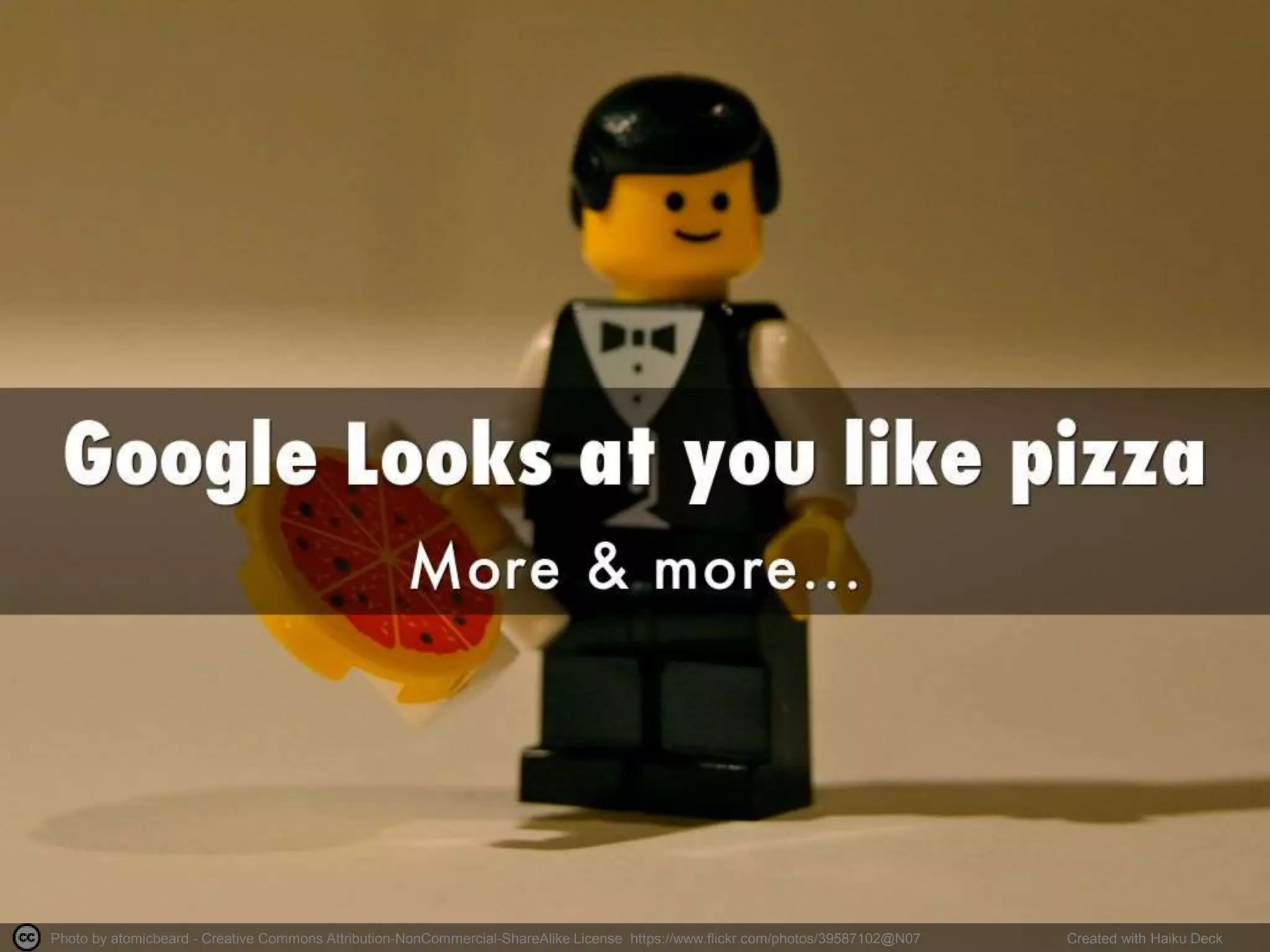 Photo by atomicbeard - Creative Commons Attribution-NonCommercial-ShareAlike License https://www.flickr.com/photos/39587102@N07 Created with Haiku Deck
 