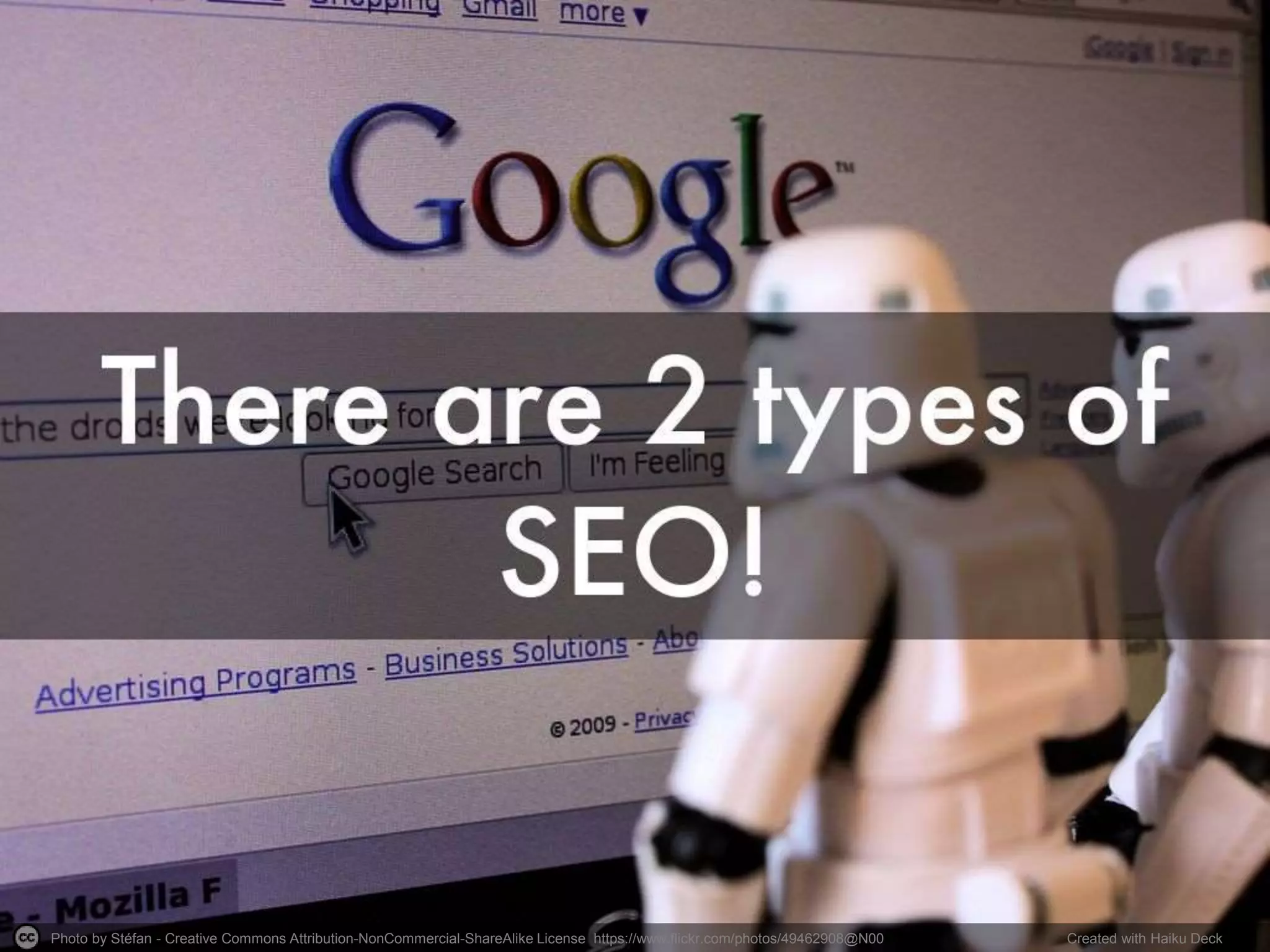 Photo by Stéfan - Creative Commons Attribution-NonCommercial-ShareAlike License https://www.flickr.com/photos/49462908@N00 Created with Haiku Deck
 