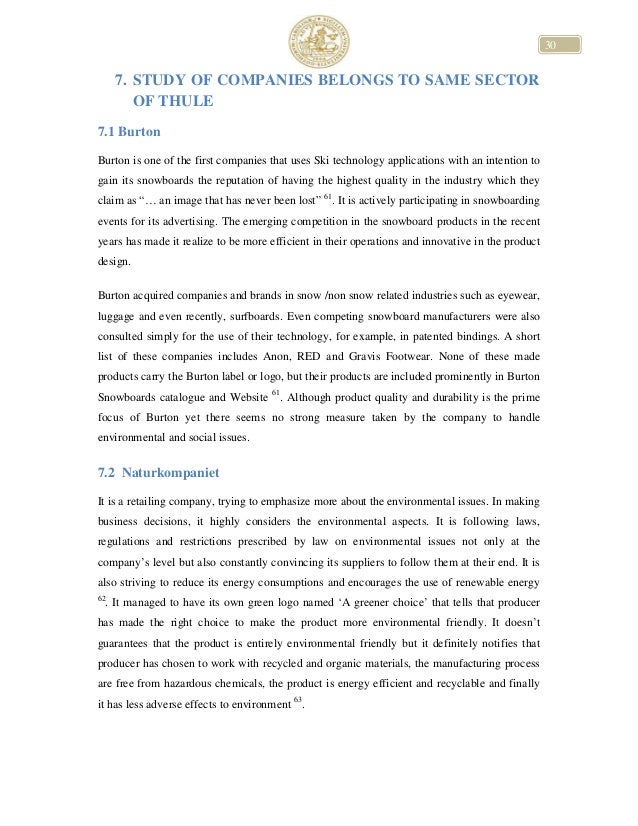 thesis on sustainability performance
