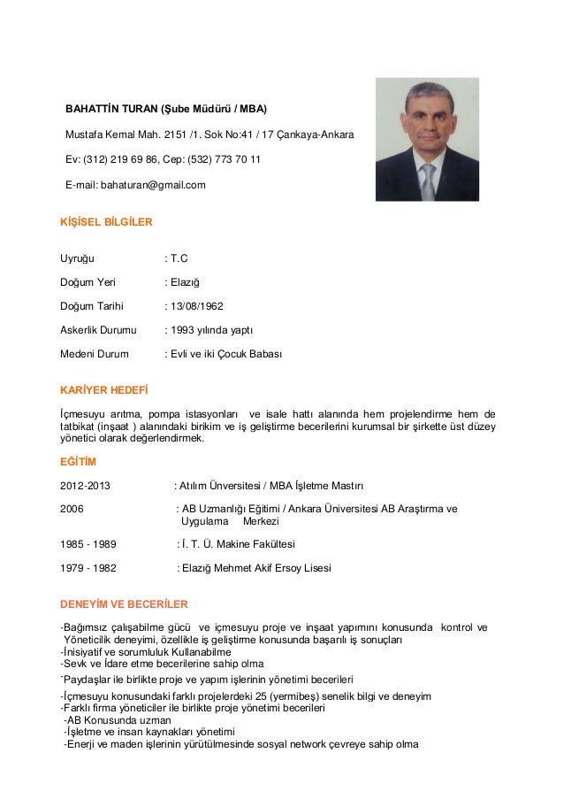 Profesyonel CV (baha)