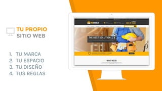 EL
PASO A
PASO
PARA
VENDER
ONLINE
Dominio
Diseño Web
Web Hosting
Marketing Digital
 