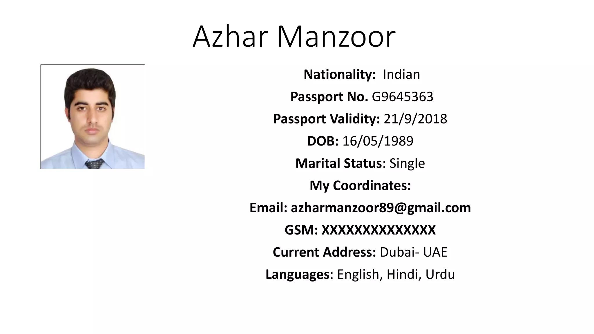 Azhar ppt presentation | PPT