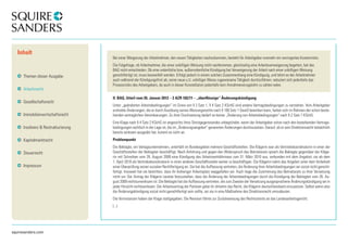 squiresanders.com 
Bei einer Weigerung der Arbeitnehmer, den neuen Tätigkeiten nachzukommen, besteht für Arbeitgeber nunmehr ein verringertes Kostenrisiko. 
Die Folgefrage, ob Arbeitnehmer, die einer unbilligen Weisung nicht nachkommen, gleichzeitig eine Arbeitsverweigerung begehen, hat das 
BAG nicht entschieden. Ob eine ordentliche bzw. außerordentliche Kündigung bei Verweigerung der Arbeit nach einer unbilligen Weisung 
gerechtfertigt ist, muss bezweifelt werden. Erfolgt jedoch in einem solchen Zusammenhang eine Kündigung, und lehnt es der Arbeitnehmer 
auch während der Kündigungsfrist ab, seine neue u.U. unbilliger Weise zugewiesene Tätigkeit durchzuführen, reduziert sich jedenfalls das 
Prozessrisiko des Arbeitgebers, da auch in dieser Konstellation jedenfalls kein Annahmeverzugslohn zu zahlen wäre. 
II. BAG, Urteil vom 26. Januar 2012 – 2 AZR 102/11 – „überflüssige“ Änderungskündigung 
Unter „geänderten Arbeitsbedingungen“ im Sinne von § 2 Satz 1, § 4 Satz 2 KSchG sind andere Vertragsbedingungen zu verstehen. Vom Arbeitgeber 
erstrebte Änderungen, die er durch Ausübung seines Weisungsrechts nach § 106 Satz 1 GewO bewirken kann, halten sich im Rahmen der schon beste-henden 
vertraglichen Vereinbarungen. Zu ihrer Durchsetzung bedarf es keiner „Änderung von Arbeitsbedingungen“ nach § 2 Satz 1 KSchG. 
Eine Klage nach § 4 Satz 2 KSchG ist angesichts ihres Streitgegenstandes unbegründet, wenn der Arbeitgeber schon nach den bestehenden Vertrags-bedingungen 
rechtlich in der Lage ist, die im „Änderungsangebot“ genannten Änderungen durchzusetzen. Darauf, ob er sein Direktionsrecht tatsächlich 
bereits wirksam ausgeübt hat, kommt es nicht an. 
Problempunkt 
Die Beklagte, ein Verlagsunternehmen, unterhält im Bundesgebiet mehrere Geschäftsstellen. Die Klägerin war als Vertriebskoordinatorin in einer der 
Geschäftsstellen der Beklagten beschäftigt. Nach Anhörung und gegen den Widerspruch des Betriebsrats sprach die Beklagte gegenüber der Kläge-rin 
mit Schreiben vom 26. August 2009 eine Kündigung des Arbeitsverhältnisses zum 31. März 2010 aus, verbunden mit dem Angebot, sie ab dem 
1. April 2010 als Vertriebskoordinatorin in einer anderen Geschäftsstelle weiter zu beschäftigen. Die Klägerin nahm das Angebot unter dem Vorbehalt 
einer Überprüfung seiner sozialen Rechtfertigung an. Sie hat die Auffassung vertreten, die Änderung ihrer Arbeitsbedingungen sei sozial nicht gerecht-fertigt. 
Insoweit hat sie bestritten, dass ihr bisheriger Arbeitsplatz weggefallen sei. Auch liege die Zustimmung des Betriebsrats zu ihrer Versetzung 
nicht vor. Der Antrag der Klägerin lautete festzustellen, dass die Änderung der Arbeitsbedingungen durch die Kündigung der Beklagten vom 26. Au-gust 
2009 rechtsunwirksam ist. Die Beklagte hat die Auffassung vertreten, die zum Zwecke der Versetzung ausgesprochene Änderungskündigung sei in 
jeder Hinsicht rechtswirksam. Der Arbeitsvertrag der Parteien gebe ihr ohnehin das Recht, die Klägerin deutschlandweit einzusetzen. Selbst wenn also 
die Änderungskündigung sozial nicht gerechtfertigt sein sollte, sei sie in eine Maßnahme des Direktionsrecht umzudeuten. 
Die Vorinstanzen haben der Klage stattgegeben. Die Revision führte zur Zurückweisung des Rechtsstreits an das Landesarbeitsgericht. 
(...) 
Inhalt 
Themen dieser Ausgabe 
Arbeitsrecht 
Gesellschaftsrecht 
Immobilienwirtschaftsrecht 
Insolvenz & Restrukturierung 
Kapitalmarktrecht 
Steuerrecht 
Impressum 
 