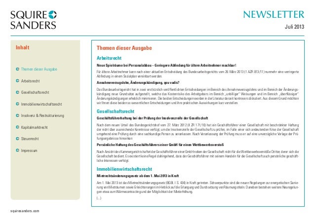 German Interactive Newsletter