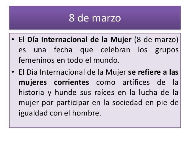 Día Internacional de la Mujer - Wikipedia, la enciclopedia